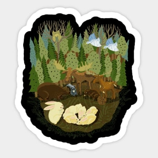 Warren Peace Forest Sticker